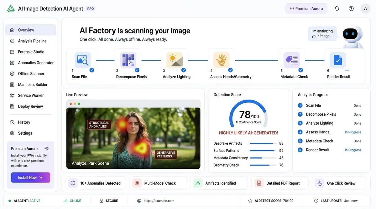 AI MCP handler dashboard software example